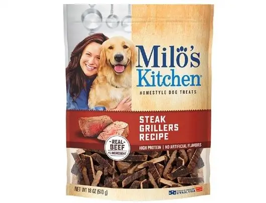 Milo's Kitchen Dog калкан безинин гормонунун деңгээлинин көтөрүлгөндүгүнө байланыштуу ыктыярдуу түрдө эскерилет