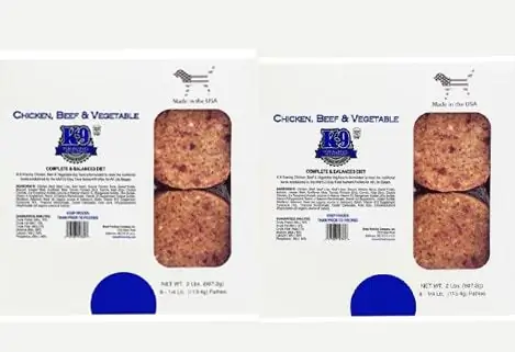 Το K-9 Kraving Dog Food θυμάται κοτόπουλο Patties Dog Food