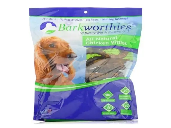 Barkworthies иттердин тамак-ашын кайра чакыртып алууну жарыялайт - Chicken Vittles Dog Chews